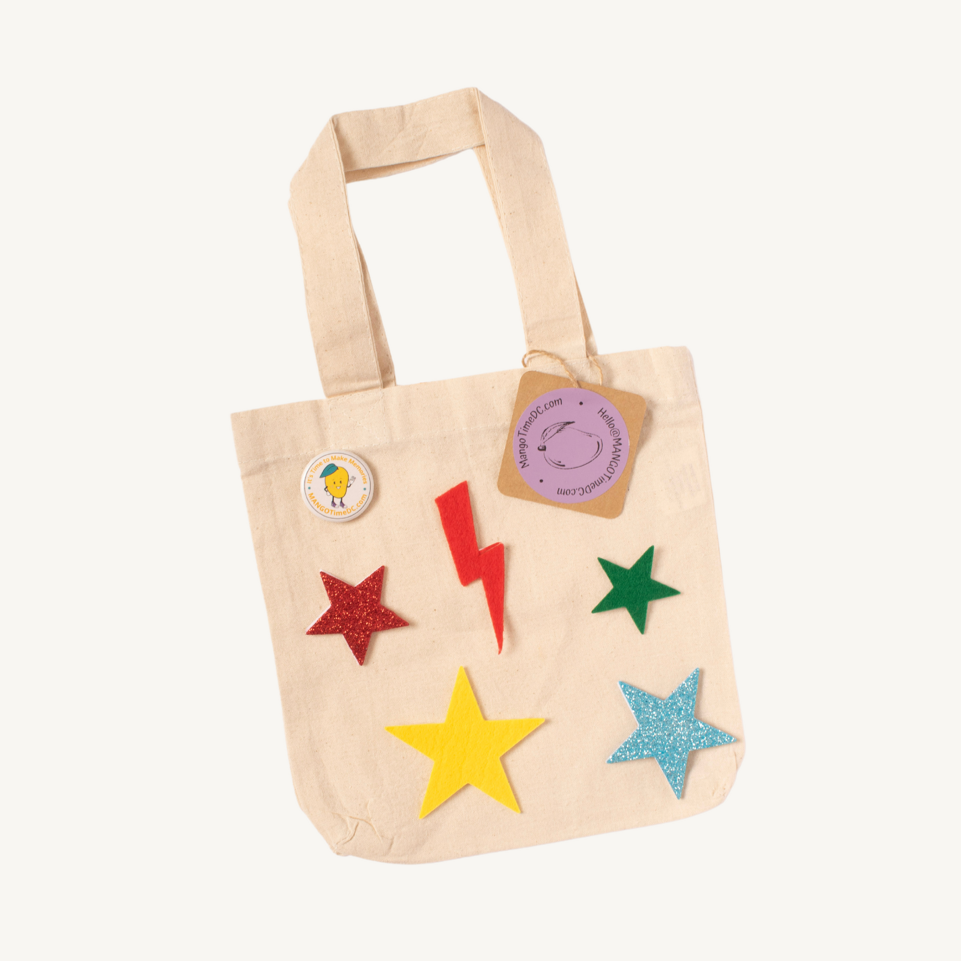 Superhero Birthday Party Activity Tote Bag