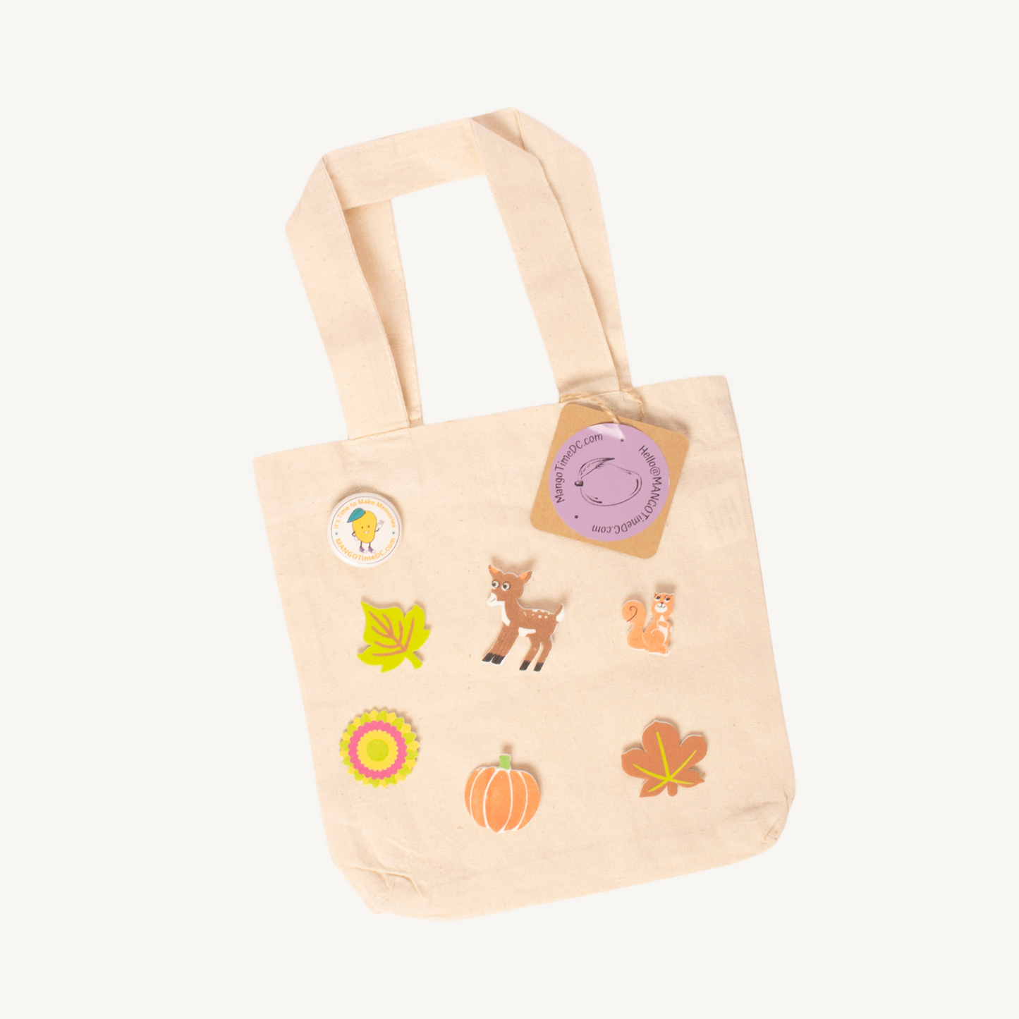 Woodland Birthday Party Activity Tote Bag